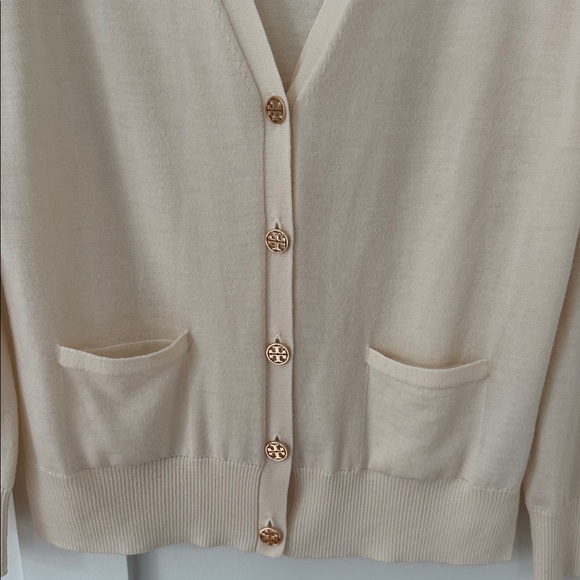 Tory Burch Madeline Cardigan Sweater Size M - Picture 7 of 9